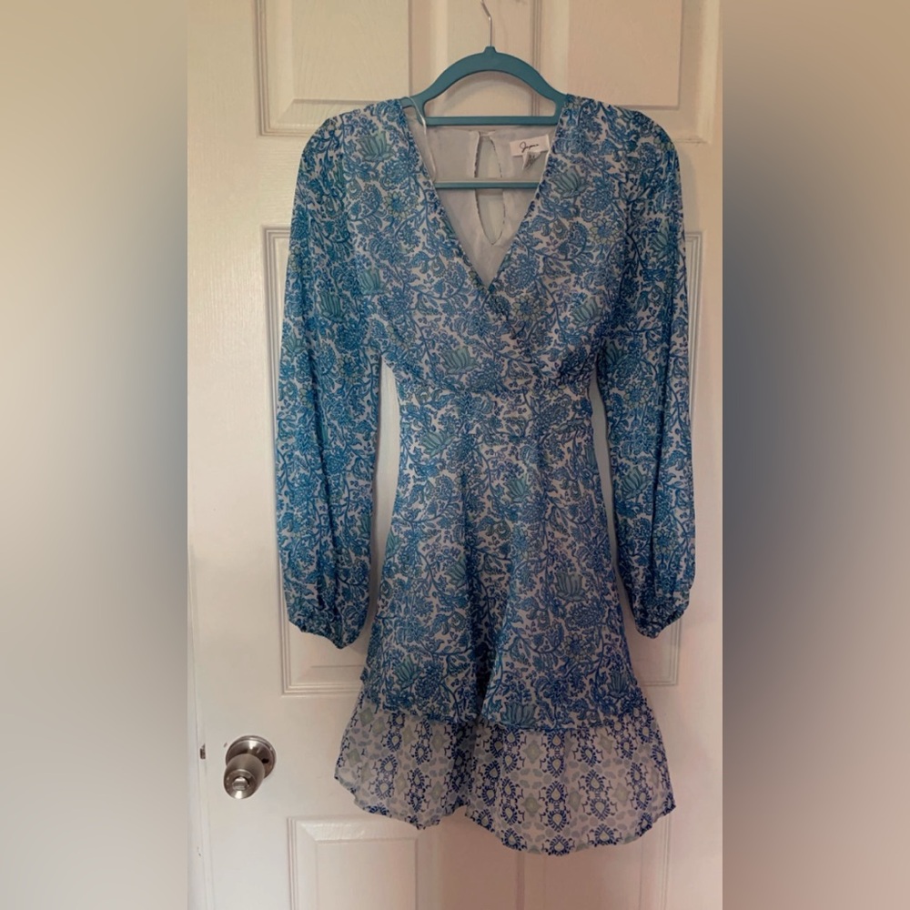 Japna midi wrap dress